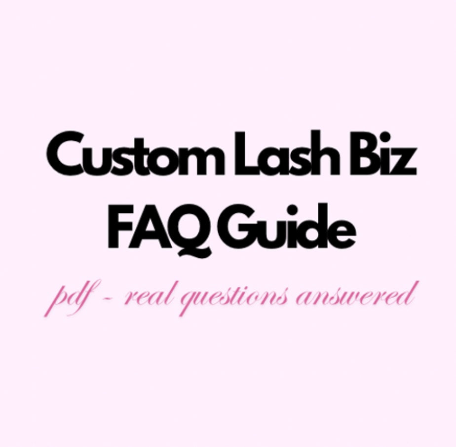 "Custom Strip Lash Business FAQ Guide: Real Questions Answered"